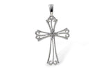 Allison Kaufman Diamond Pendant in 14K White Gold, 0.05 ctw (P6506)