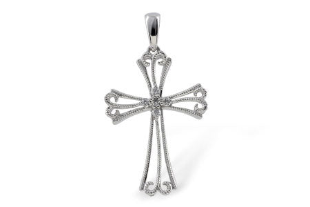 Allison Kaufman Diamond Pendant in 14K White Gold, 0.05 ctw (P6506)