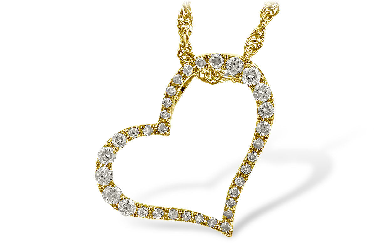 Allison Kaufman Diamond Necklace in 14K Yellow Gold, 0.24 ctw (N7218)