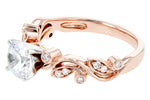 Allison Kaufman Diamond Engagement Ring Semi-Mount in 14K Rose Gold, 0.14 ctw (L7757), alternate view