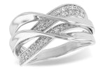 Allison Kaufman Diamond Wedding Band in 14K White Gold, 0.34 ctw