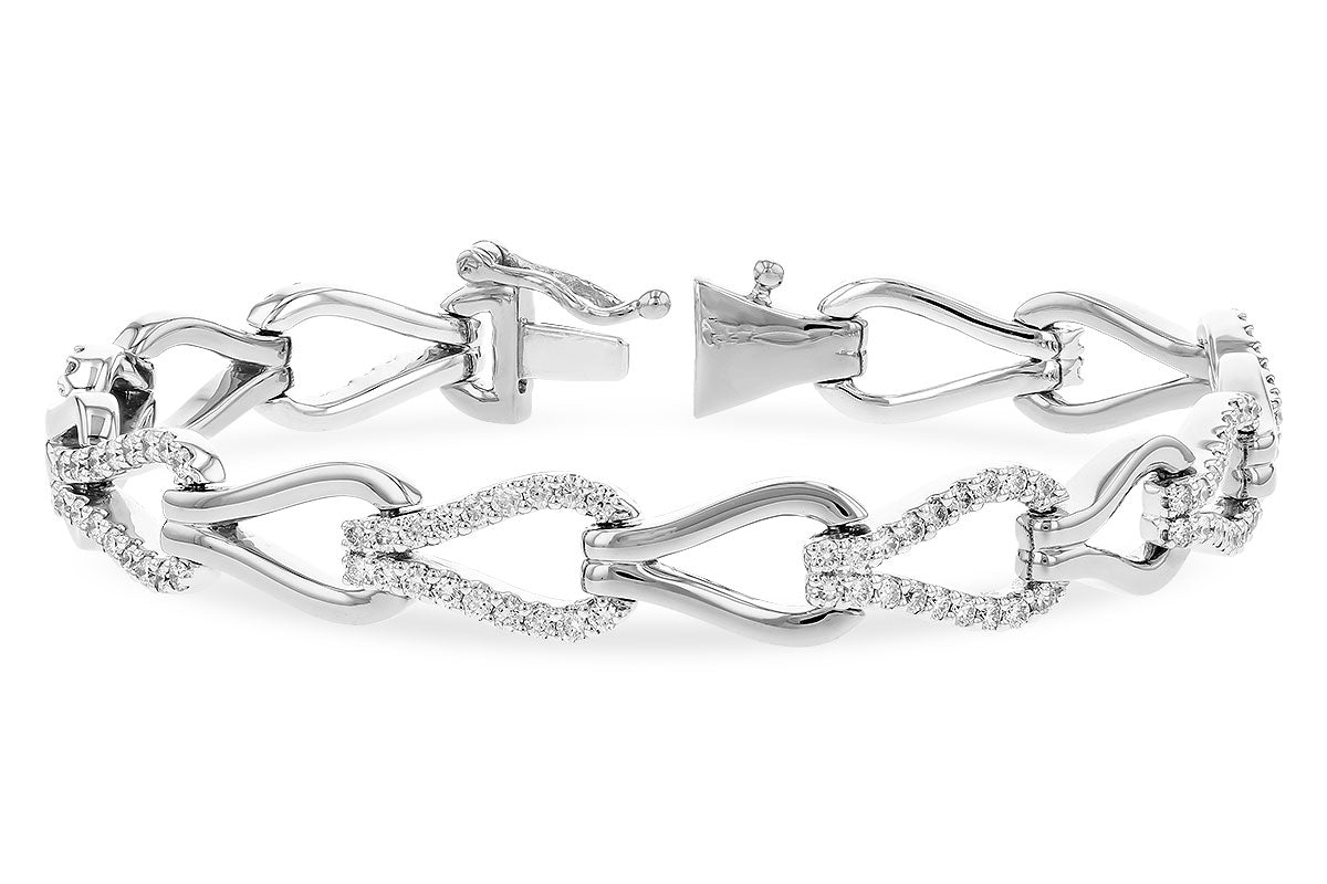 Allison Kaufman Diamond Bracelet in 14K White Gold, 1.90 ctw