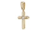 Allison Kaufman Diamond Pendant in 14K Yellow Gold, 0.05 ctw (P6539), alternate view