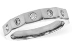 Allison Kaufman Diamond Wedding Band in 14K White Gold, 0.20 ctw