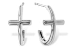 Allison Kaufman Gold Earrings in 14K White Gold (E2354)