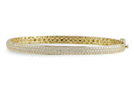 Allison Kaufman Diamond Bangle Bracelet in 14K Yellow Gold, 1.50 ctw