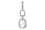 Allison Kaufman Diamond Pendant in 14K White Gold, 0.02 ctw