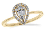 Allison Kaufman Diamond Ring in 14K Yellow Gold, 0.25 ctw (D5900)