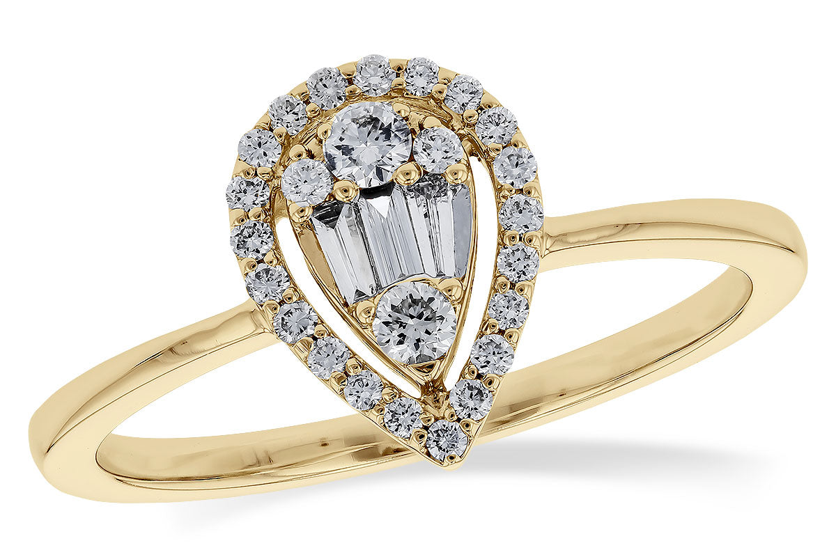 Allison Kaufman Diamond Ring in 14K Yellow Gold, 0.25 ctw (D5900)