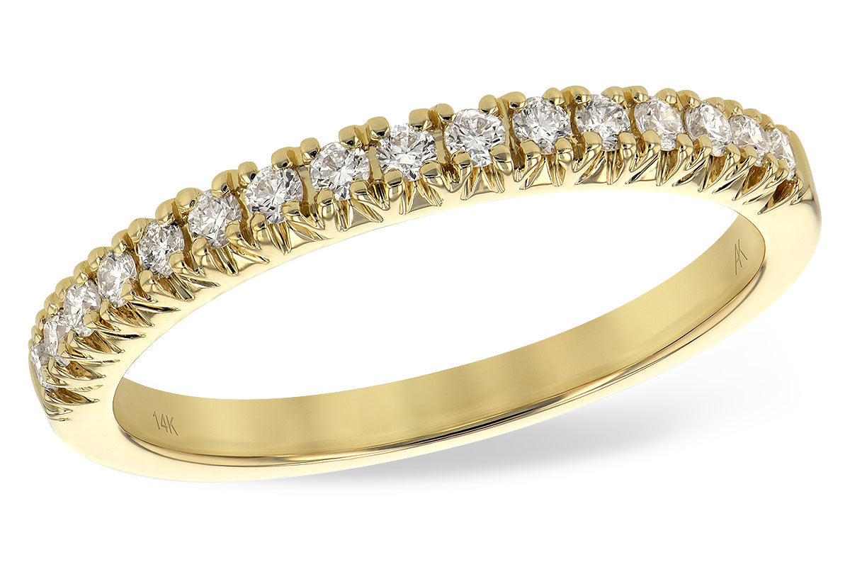 Allison Kaufman Diamond Wedding Band in 14K Yellow Gold, 0.25 ctw (WR834-25)