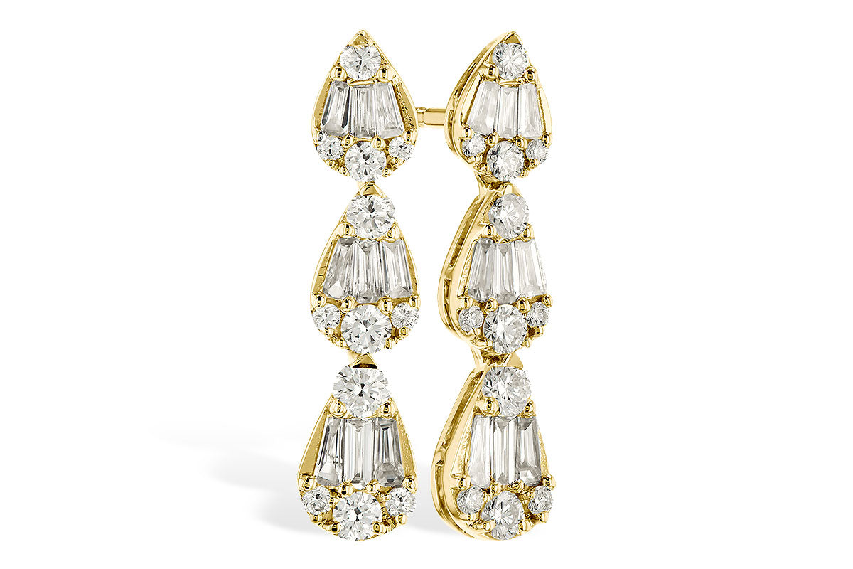 Allison Kaufman Diamond Earrings in 14K Yellow Gold, 0.80 ctw (E2034)