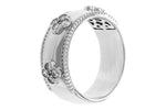 Allison Kaufman Diamond Wedding Band in 14K White Gold, 0.35 ctw (W2676), alternate view