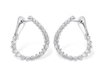 Allison Kaufman Diamond Earrings in 14K White Gold, 0.50 ctw (E2079)