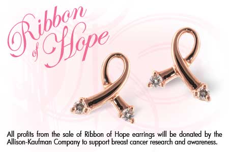 Allison Kaufman Diamond Earrings in 14K Rose Gold, 0.07 ctw