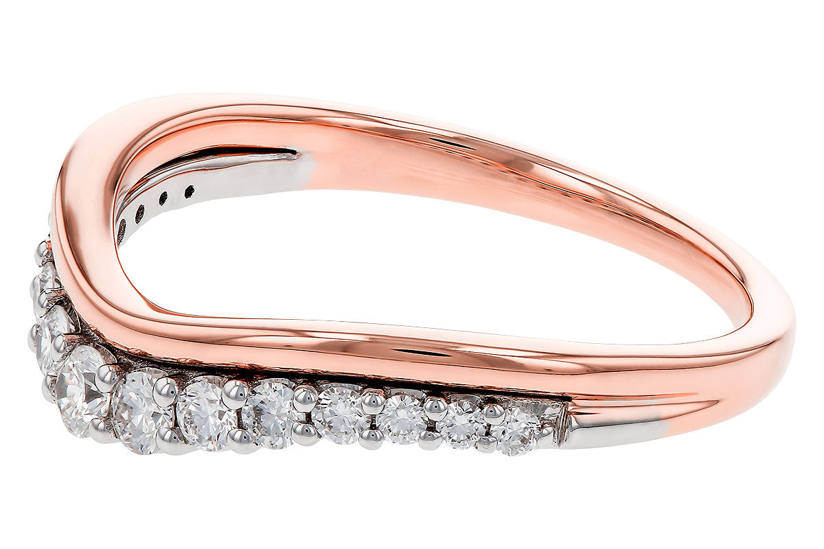 Allison Kaufman Diamond Band Enhancer in 14K Rose & White Gold, 0.30 ctw (W2687), alternate view