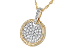 Allison Kaufman Diamond Necklace in 14K Yellow Gold, 0.31 ctw, alternate view