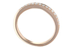 Allison Kaufman Diamond Wedding Band in 14K Rose Gold, 0.19 ctw (W1744), alternate view