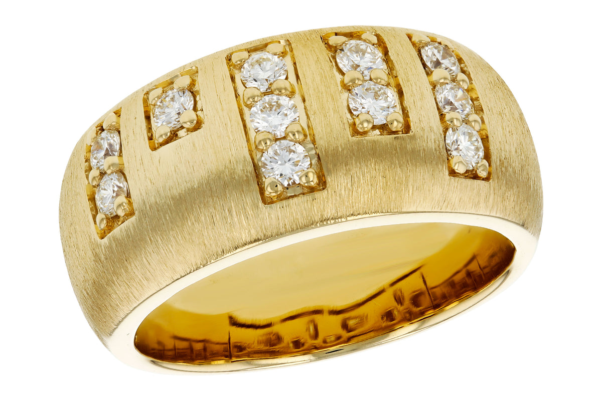 Allison Kaufman Diamond Wedding Band in 14K Yellow Gold, 0.44 ctw