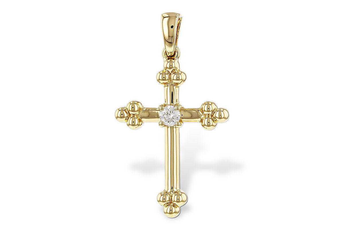 Allison Kaufman Diamond Pendant in 14K Yellow Gold, 0.05 ctw (P6551)