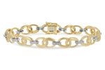 Allison Kaufman Diamond Bracelet in 14K Yellow & White Gold, 0.24 ctw