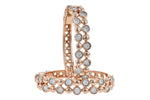 Allison Kaufman Diamond Earrings in 14K Rose Gold, 0.25 ctw (E1994), alternate view