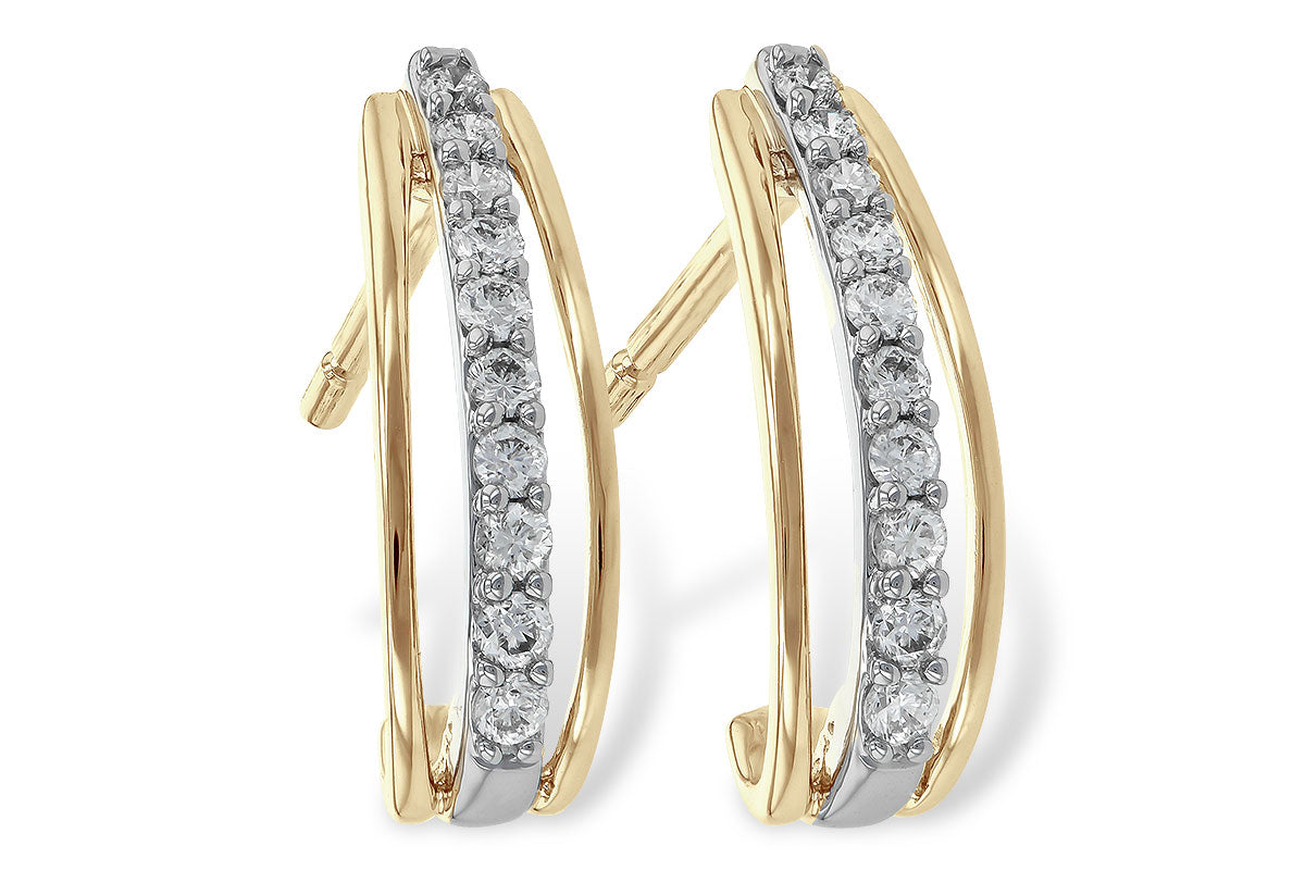 Allison Kaufman Diamond Earrings in 14K Yellow Gold, 0.19 ctw