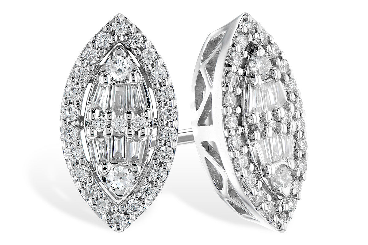 Allison Kaufman Diamond Earrings in 14K White Gold, 0.33 ctw