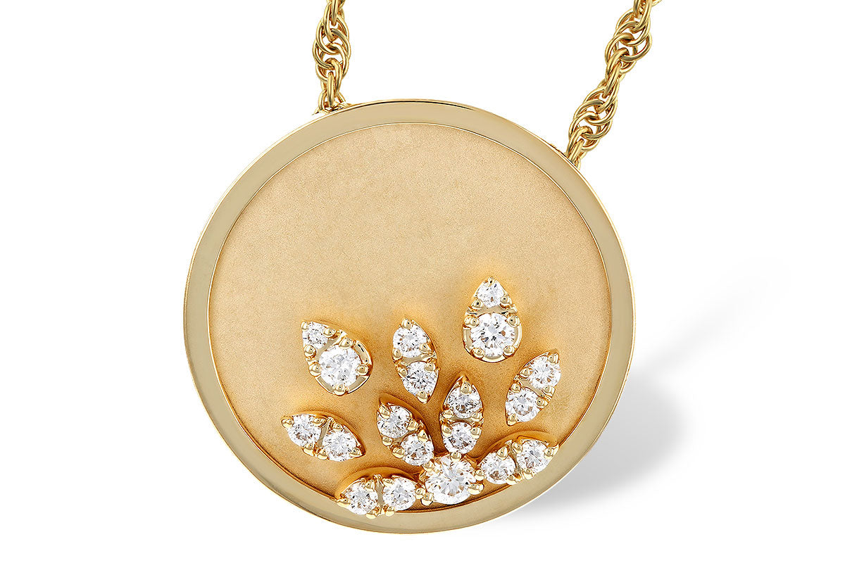 Allison Kaufman Diamond Necklace in 14K Yellow Gold, 0.15 ctw (N8738)