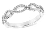 Allison Kaufman Diamond Wedding Band in 14K White Gold, 0.19 ctw (W2161)