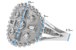 Allison Kaufman Baguette Diamond Ring in 14K White Gold, 0.19 ctw, alternate view