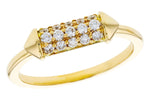 Allison Kaufman Diamond Ring in 14K Yellow Gold, 0.26 ctw (D6106)
