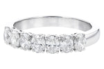 Allison Kaufman Fancy-Cut Diamond Wedding Band in 14K White Gold, 0.97 ctw, alternate view