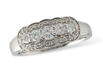 Allison Kaufman Diamond Wedding Band in 14K White Gold, 0.50 ctw (W2158)