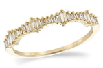 Allison Kaufman Diamond Wedding Band in 14K Yellow Gold, 0.20 ctw (W2477)