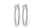 Allison Kaufman Diamond Earrings in 14K White Gold, 0.50 ctw (ER807-50)