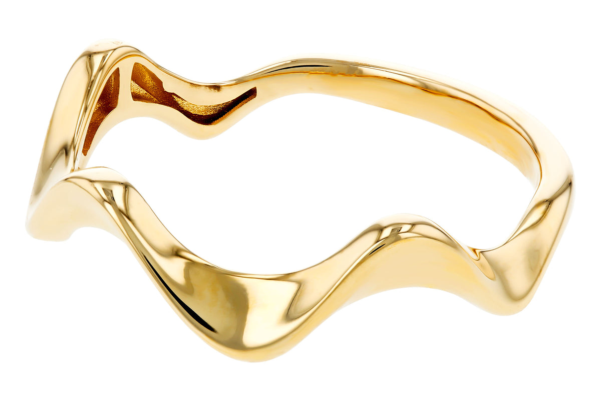 Allison Kaufman Wedding Band in 14K Yellow Gold (W2739), alternate view