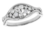 Allison Kaufman Diamond Ring in 14K White Gold, 0.26 ctw (D6123)