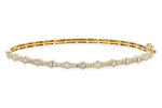 Allison Kaufman Diamond Bangle Bracelet in 14K Yellow Gold, 0.60 ctw