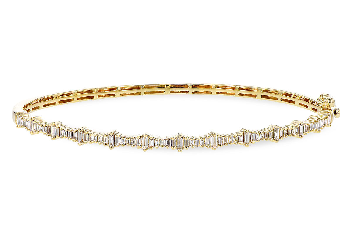 Allison Kaufman Diamond Bangle Bracelet in 14K Yellow Gold, 0.60 ctw