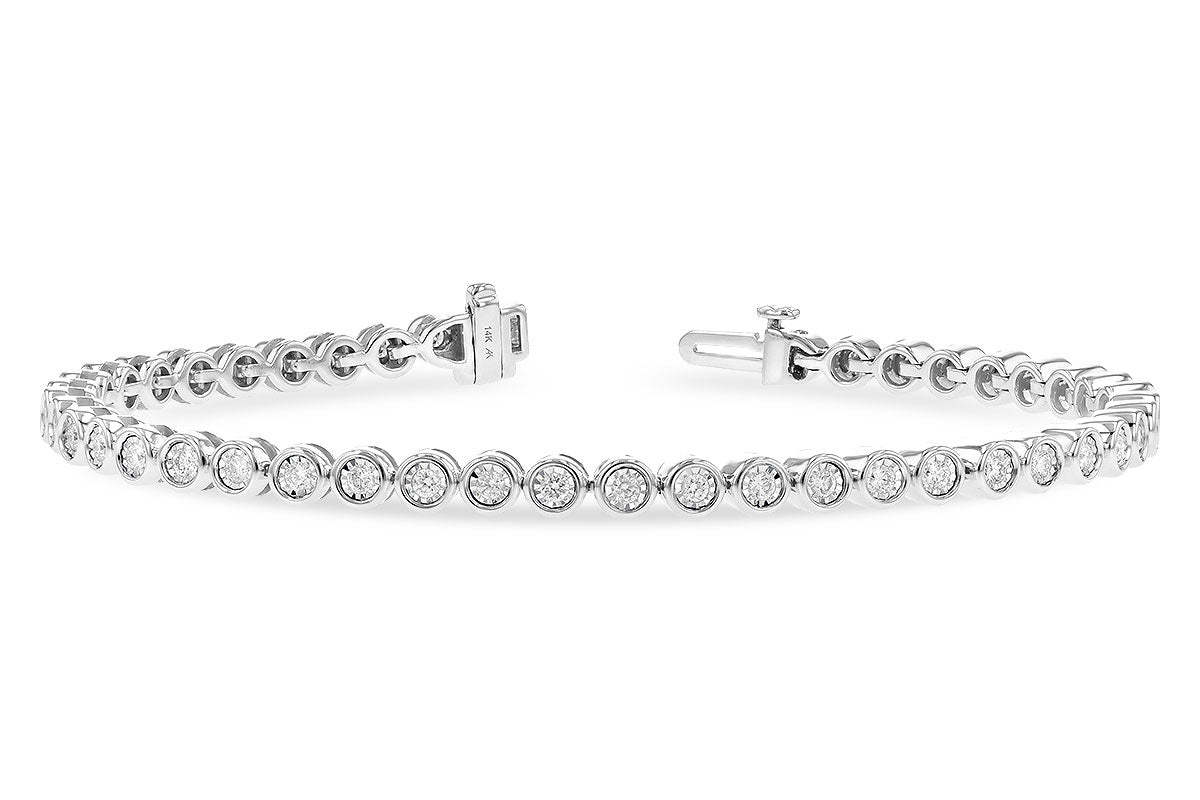 Allison Kaufman Diamond Bracelet in 14K White Gold, 1.00 ctw (BR61-1)