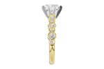 Allison Kaufman Diamond Engagement Ring Semi-Mount in 14K Yellow Gold, 0.50 ctw (L7921), alternate view