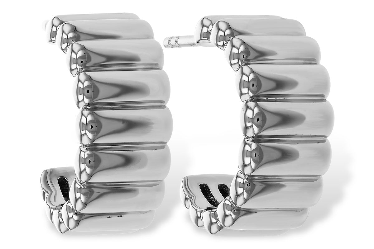 Allison Kaufman Gold Earrings in 14K White Gold (E2332)