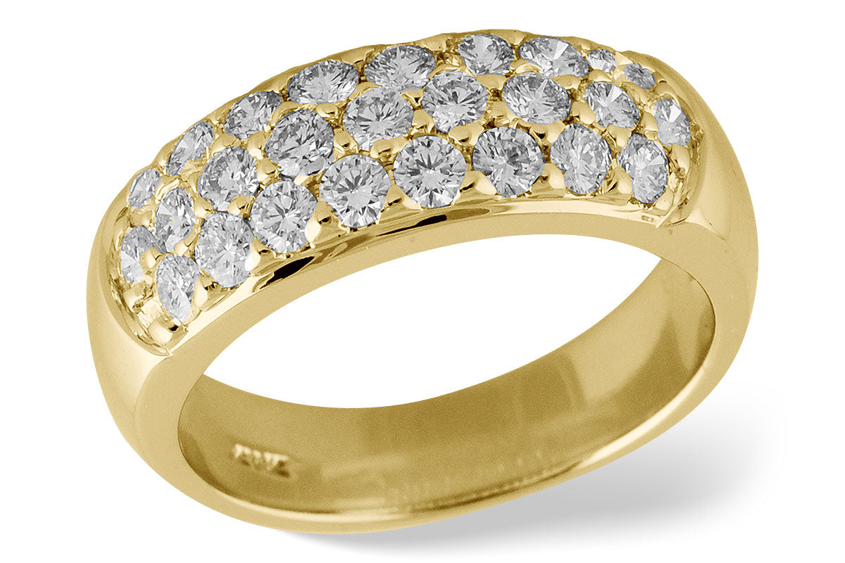 Allison Kaufman Diamond Wedding Band in 14K Yellow Gold, 1.03 ctw