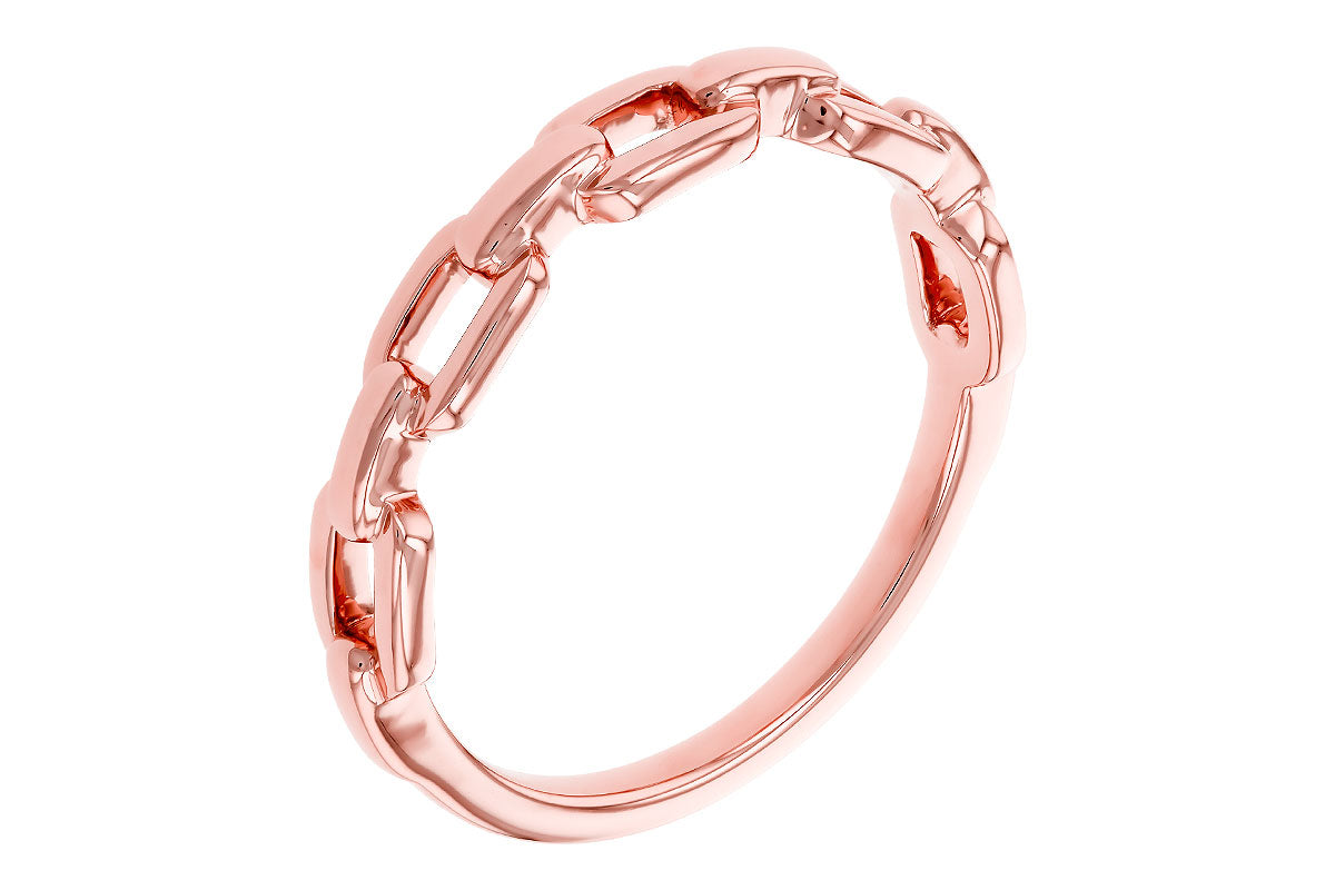 Allison Kaufman Wedding Band in 14K Rose Gold (W2662), alternate view