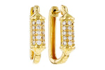 Allison Kaufman Diamond Earrings in 14K Yellow Gold, 0.25 ctw (E2426)