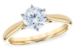 Allison Kaufman Diamond Engagement Ring Semi-Mount in 14K Yellow Gold, 0.04 ctw (L7485)
