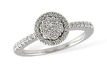 Allison Kaufman Diamond Ring in 14K White Gold, 0.46 ctw