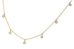 Allison Kaufman Diamond Necklace in 14K Yellow Gold, 0.12 ctw (N8365), alternate view