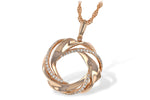 Allison Kaufman Diamond Necklace in 14K Rose Gold, 0.19 ctw (N8061)