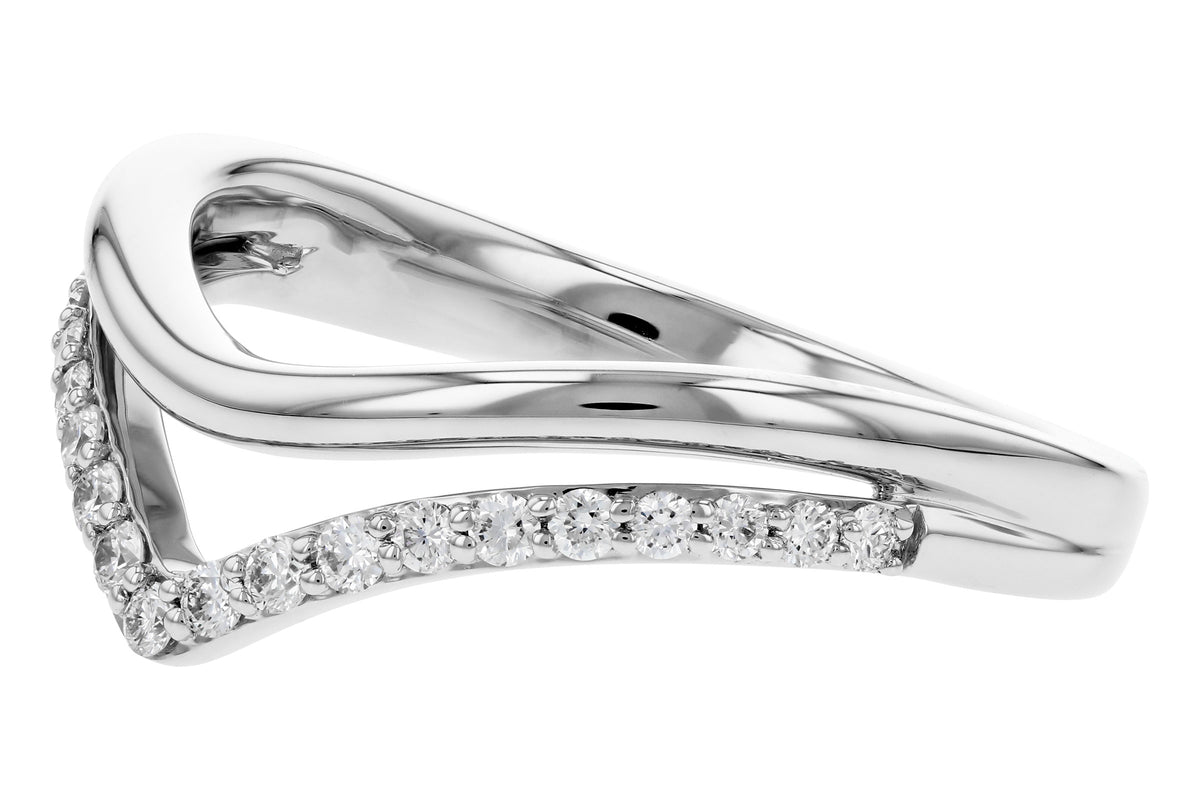 Allison Kaufman Diamond Band Enhancer in 14K White Gold, 0.20 ctw (W2766), alternate view